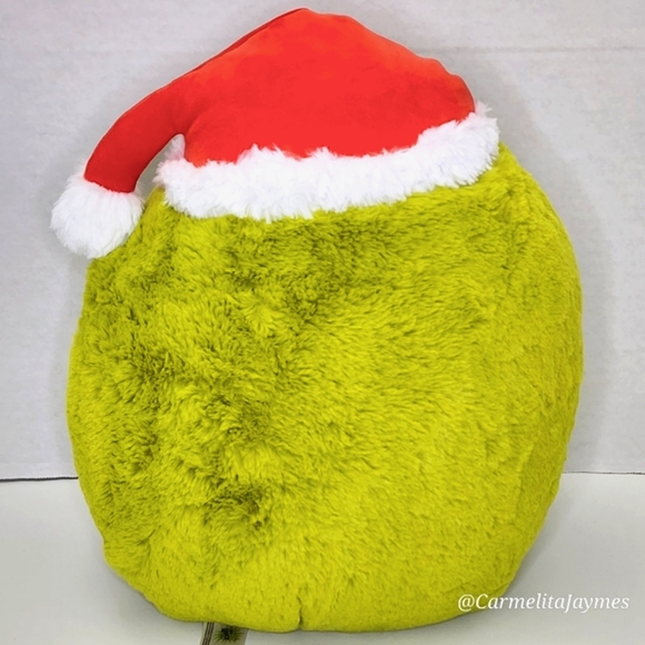 🎄 GRINCH 🎅🏻 Fuzzamallow Dr Suess' Grinch w Santa Hat 2024Squishmallow NWT - Picture 5 of 9